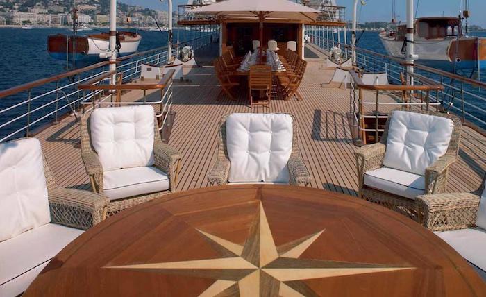 Die Mietyacht SS Delphine in Monaco war laut KPMG immer wieder Treffpunkt von Cevdet Caner mit Adler Group-Vorstandsmitgliedern © Werbefoto SS-Delphine.cruises