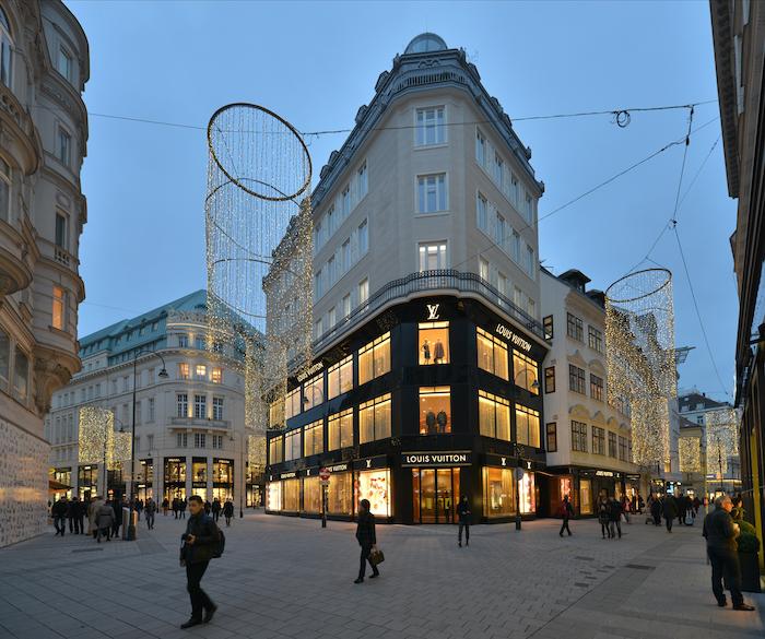 Goldenes-Quartier, Louis Vuitton, Tuchlauben 3-7, 1010 Wien © Wikimedia Common CCBY-SA 3.0 at Friedrich Böhringer