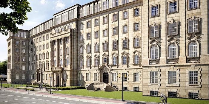 Die Berliner Adler Group SA verkaufte alle 164 geplanten Eigentumswohnungen in der ehemaligen Oberpostdirektion in Frankfurt Westend © Verkaufs Exposé des Berliner Maklers Escon GmbH