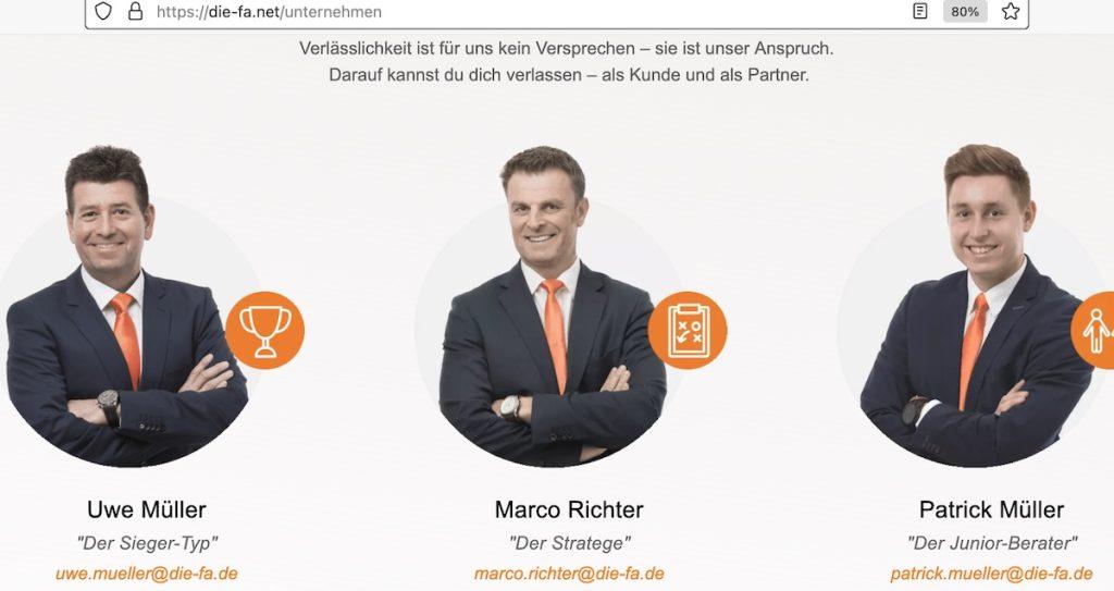 FinancialArchitects AG: Vorstände