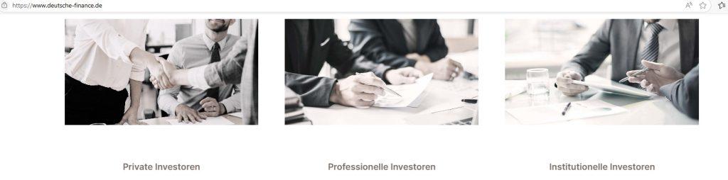 Deutsche Finance Group (Screenshot Webseite)